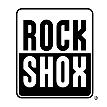 Rockshox logo black and white